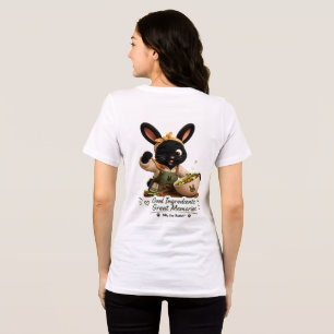 Good Ingredients, Great Memories Bunny Sticker Tri-Blend Shirt