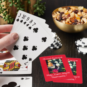 Good Karma Namaste Playing Cards