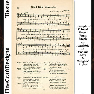 Good King Wenceslas Sheet Music DU5 Decoupage