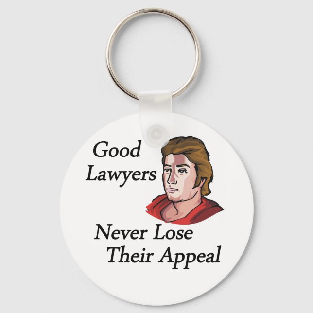 Good lawyers man key ring (Front)