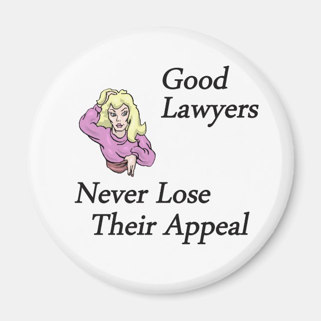 good lawyers woman magnet (Front)