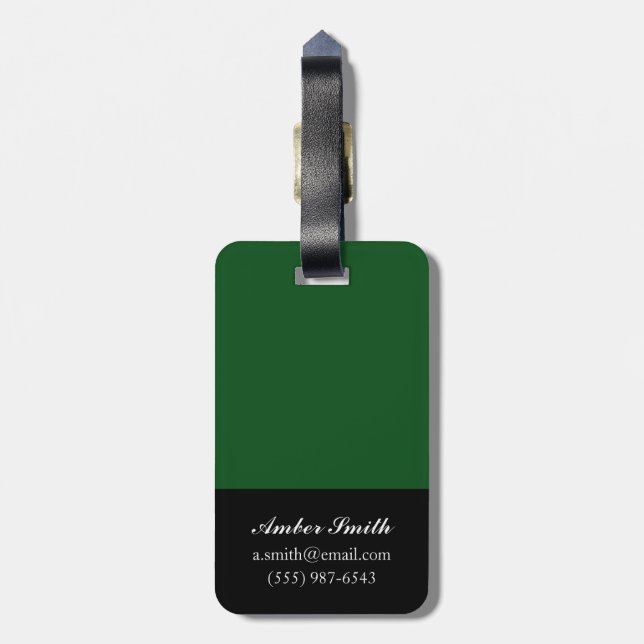 Good Life Luggage Tag (Back Vertical)