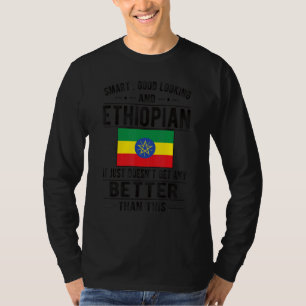 Good Looking Ethiopian Flag Ethiopia Ethiopian Roo T-Shirt