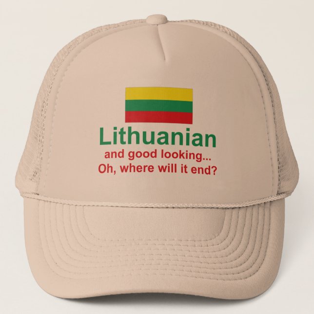 Good Looking Lithuanian Trucker Hat (Front)