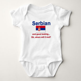 Good Looking Serbian Baby Bodysuit