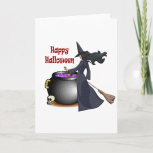 Good Looking Witch and the Cauldron Card