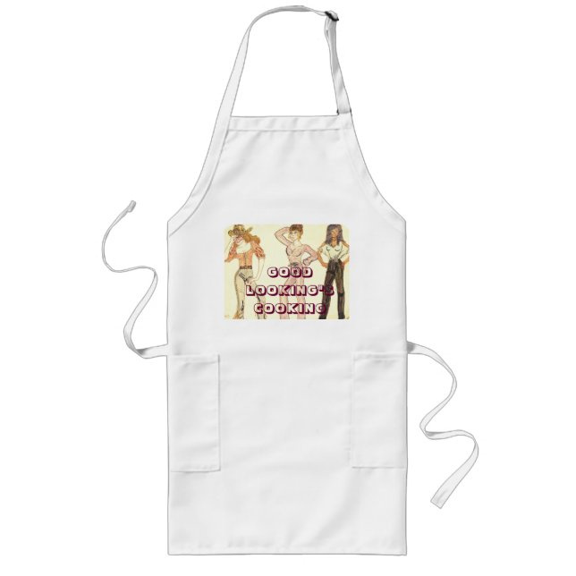 GOOD LOOKING'S COOKING apron (Front)