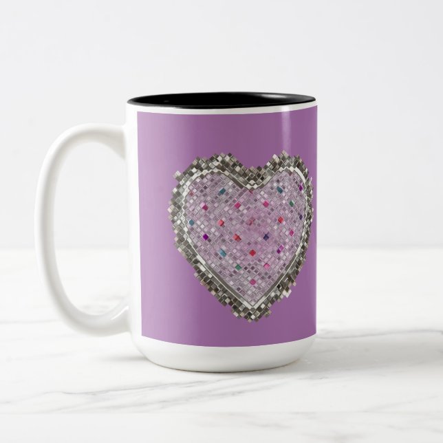 Good Love Charm Two-Tone Coffee Mug (Left)