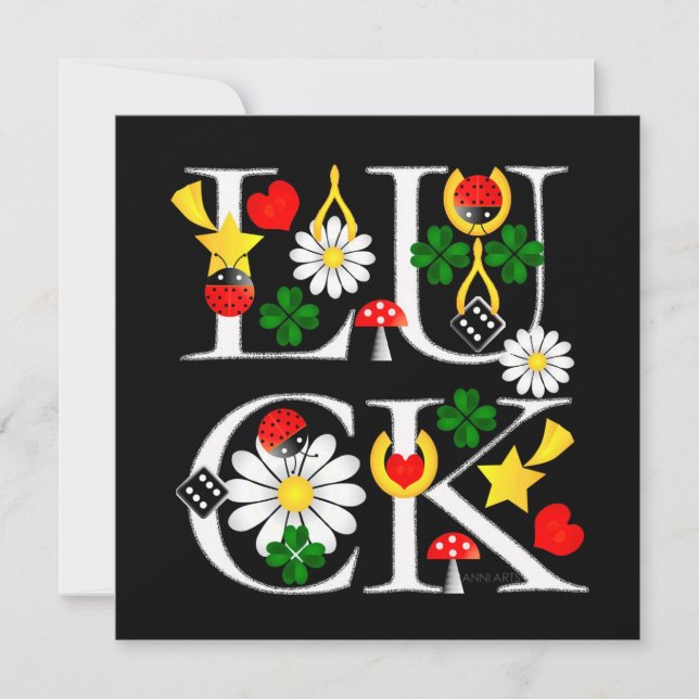 Good Luck Card  (Front)