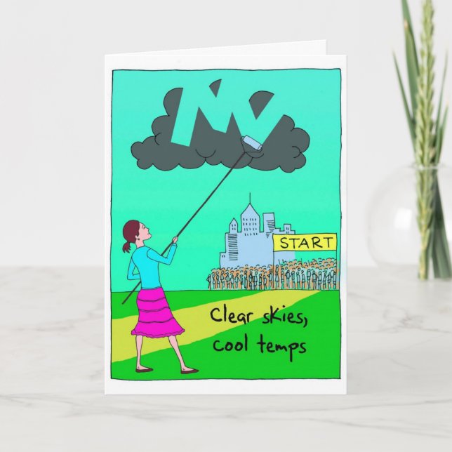Good Luck Card for Marathon Runner - Good Mojos (Front)