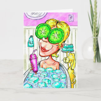 Good Luck Card for Marathoner - Ice Bath