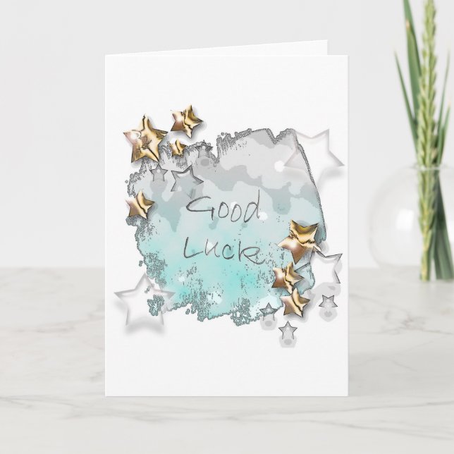 Good Luck Card - Lucky Stars (Front)
