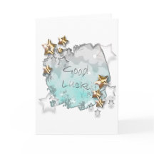 Good Luck Card - Lucky Stars