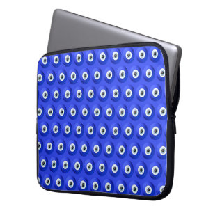 Good Luck Charms against Evil Eye Pattern Laptop Sleeve
