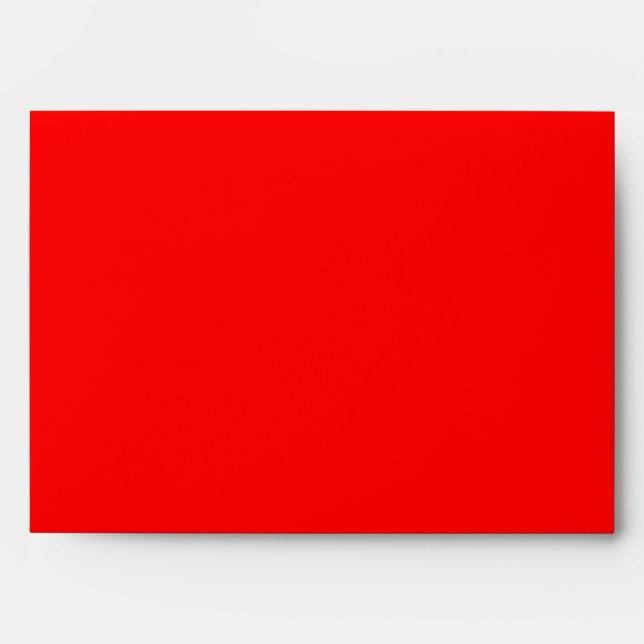 Good Luck Chinese Red with Matte Gold Dragon Envelope (Front)