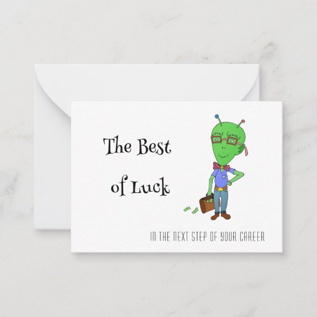 Good Luck Congratulations Cards for New Job (Front)