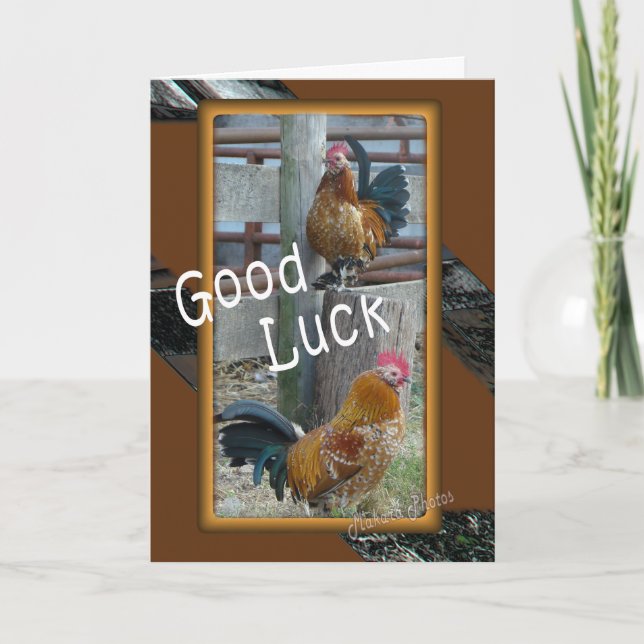 Good Luck-customise Card (Front)