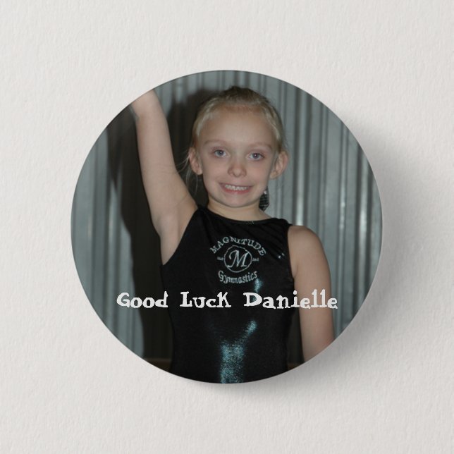 Good Luck Danielle 6 Cm Round Badge (Front)