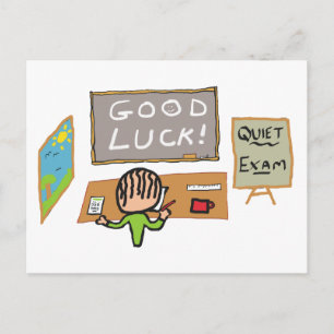 Good Luck Exams Postcard