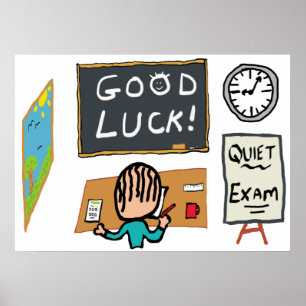 Good Luck Exams Poster