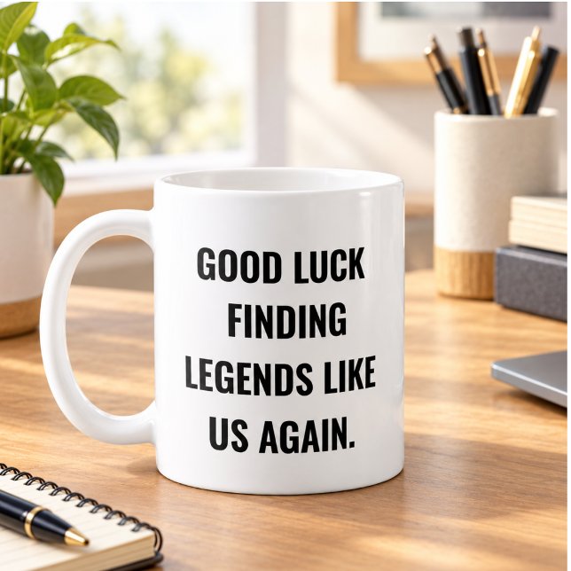 Good Luck Finding Legends Like Us Again Coffee Mug (Good Luck Finding Legends Like Us Again Coffee Mug)