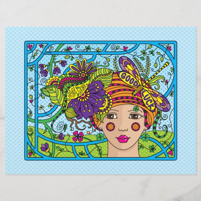 Good Luck_Flat Paper Sheet 11"x8.5" (Front)