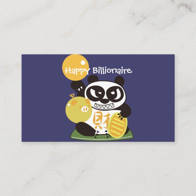 Good Luck Fortune Business Card (Front)