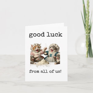 Good Luck From All of Us, Coworker Leaving Card