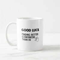 Good Luck Fun Humour Goodbye Coworker Colleague