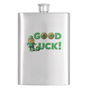 Good Luck Hip Flask