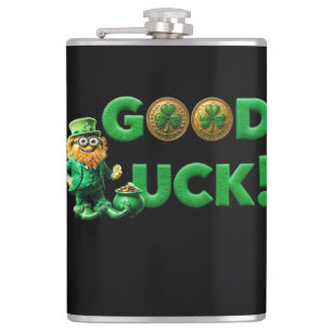 Good Luck Hip Flask
