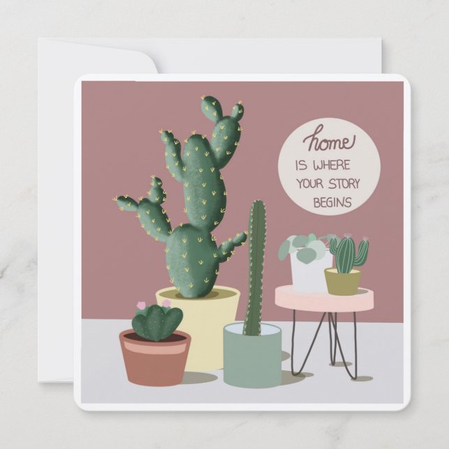 Good luck in your new home thank you card (Front)