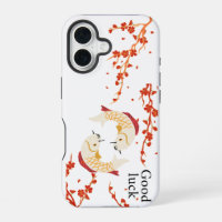 Good Luck Koi Fish with Sakura | Elegant Japanese