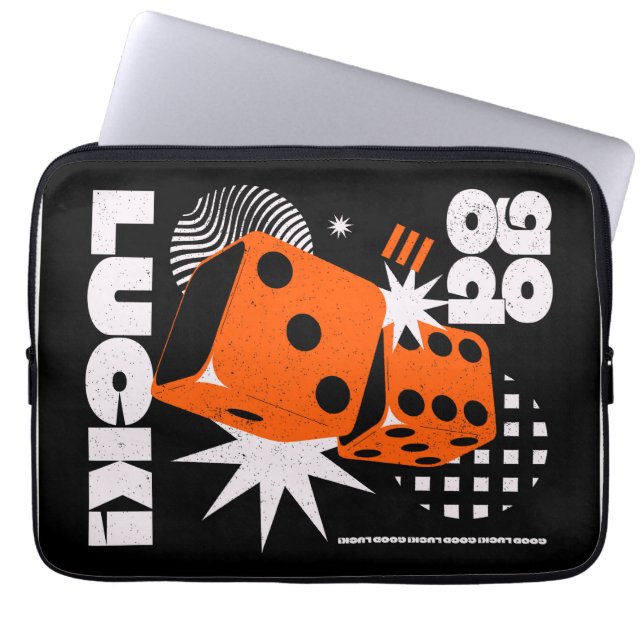 Good luck  laptop sleeve (Front)