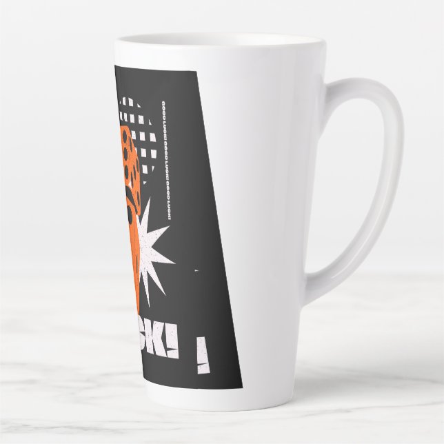 Good luck  latte mug (Right)