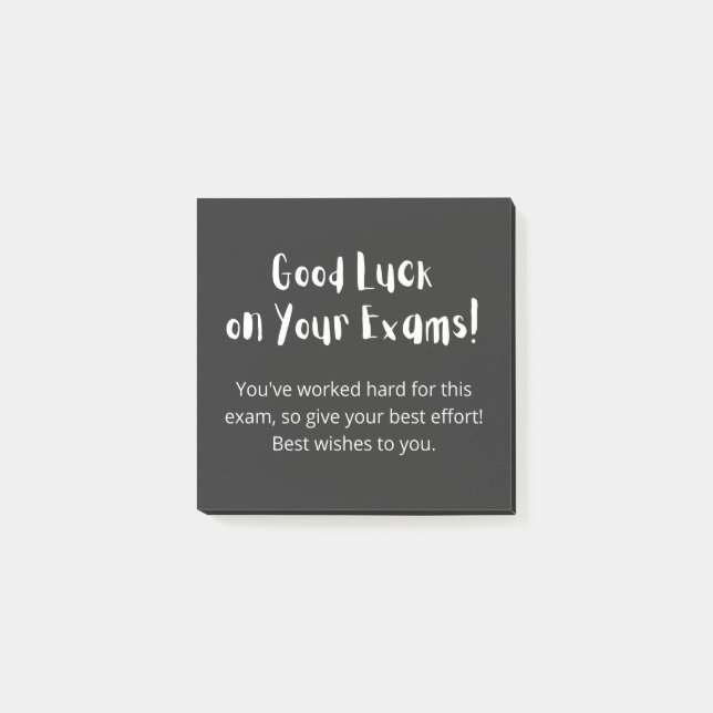 Good Luck on Your Exams! Post-it Notes (Front)