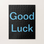 Good Luck or Your Words Puzzle<br><div class="desc">For more puzzles check out my collection here: 
https://www.zazzle.com/collections/puzzles-119365910668886310?rf=238930530889665547</div>