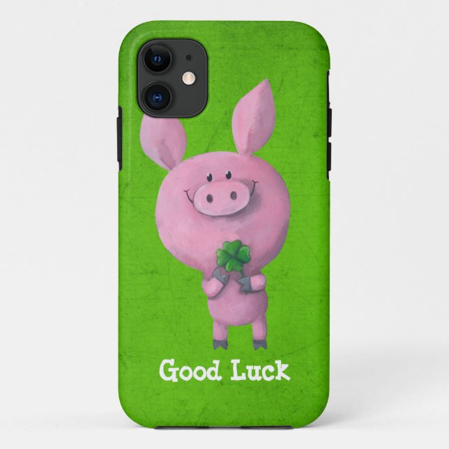 Good Luck Pig Case-Mate iPhone Case (Back)