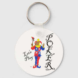 Good Luck Poker Terrier Key Ring