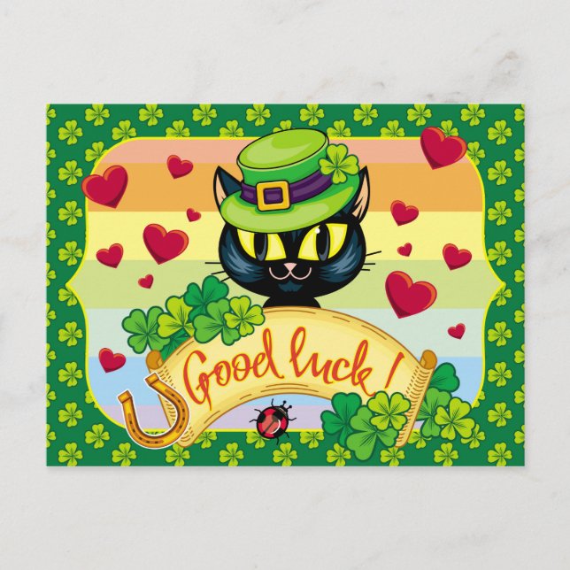 Good Luck! Postcard (Front)