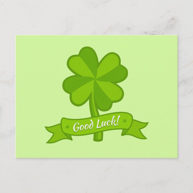 Good luck postcard (Front)