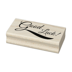 Good Luck! Rubber Stamp