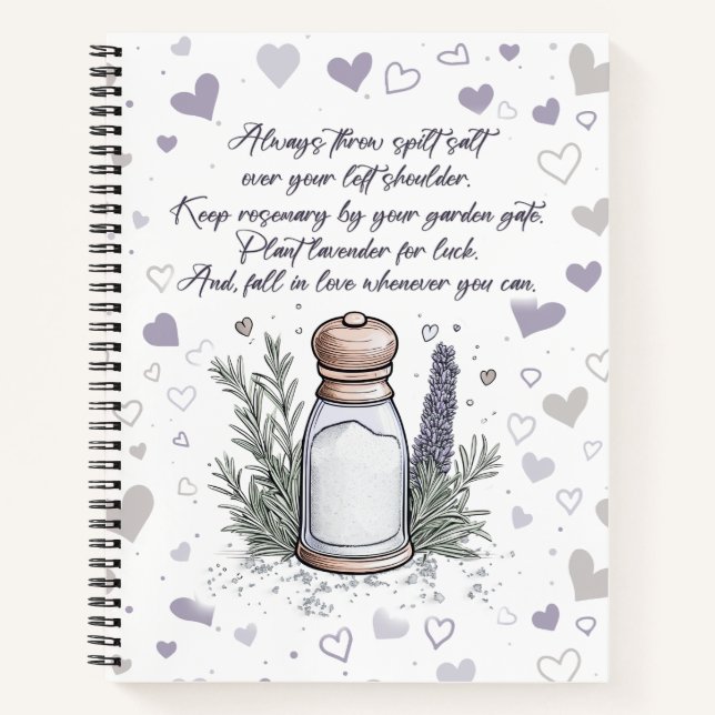 Good Luck Spell Magic Notebook (Front)