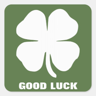 Good Luck Square Sticker