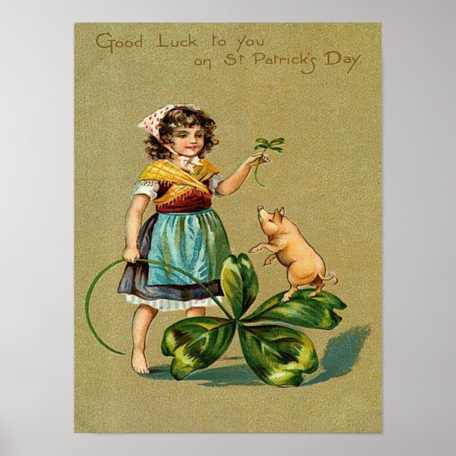 Good Luck to You on St. Patrick's Day Poster (Front)