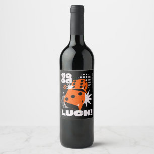 Good luck wine label