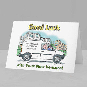 Good Luck with New Business Venture Card