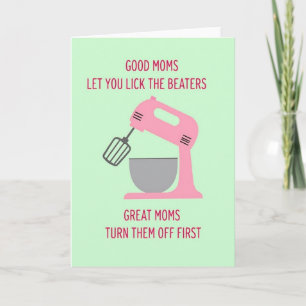 Good Moms Baking Humor Card