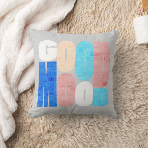 "Good Mood" Positive Vibes Cushion