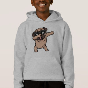 Good Mood Pug with Sunglasses Dabbing